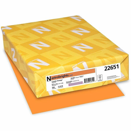 Astrobrights Cosmic Orange Color Paper: Heavyweight Acid-free - 500 Sheets - Copy & Printer Paper