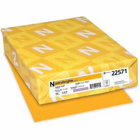 Astrobrights Galaxy Gold Color Copy Paper - 24 lb - Acid-free - 500 Sheets - & Printer