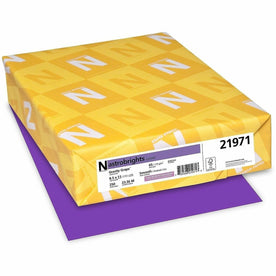 Astrobrights Gravity Grape Color Cover Stock - 65 lb - 8.5’’ x 11’’ - Acid-free - 250/Pack - Specialty Paper