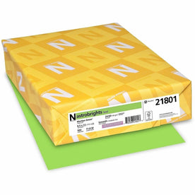 Astrobrights Lime Green Color Paper: Heavyweight Acid-free Fade Resistant - 500 Sheets - Copy & Printer Paper