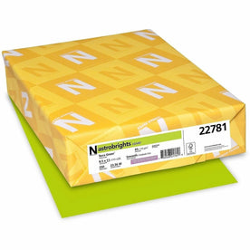 Astrobrights Terra Green Card Stock: 65 lb Acid-free Heavyweight - 250/Pack - Specialty Paper