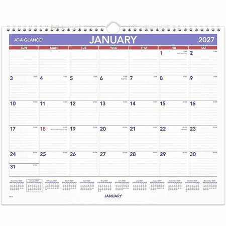 At-A-Glance Wall Calendar - 2000