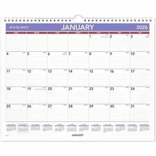 At-A-Glance 2026 Monthly Wall Calendar – 15’’ x 12’’ Wirebound Ruled Blocks - Calendars