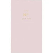 At-A-Glance Academic 2-Year Monthly Planner Pocket 3.5’’ Wide Jul–Jun Double-Page Layout Stapled Pink/Gold Cover Dated