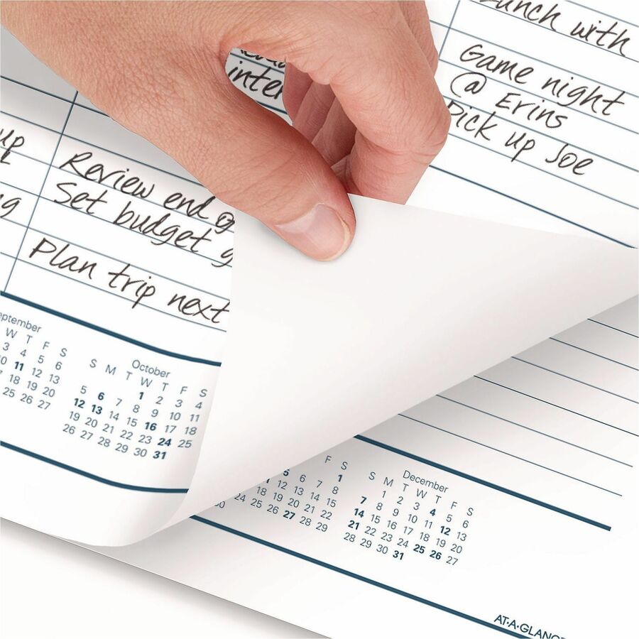 At-A-Glance Classic Monthly Desk Pad - Bottom
