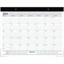 At-A-Glance Classic Monthly Desk Pad 21.75’’ x 17’’ Jan–Dec 2025 Single-Page Daily Layout Julian Dates White Sheets