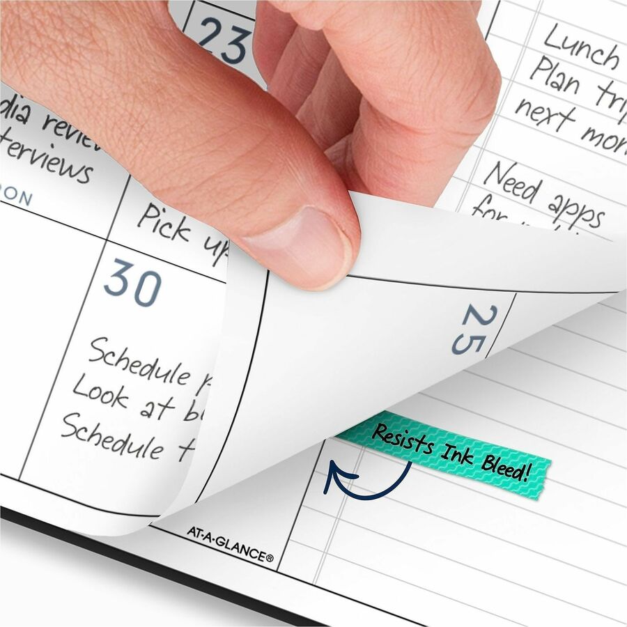At-A-Glance Contemporary Lite Monthly Planner, Black, Large, 9" x 11" - Alternate-Image2