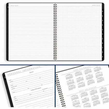 At-A-Glance Contemporary Lite Monthly Planner, Black, Large, 9" x 11" - Alternate-Image7