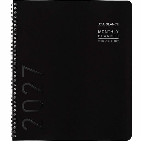 At-A-Glance Contemporary Lite Monthly Planner, Black, Large, 9" x 11" - Alternate-Image8