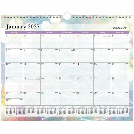 At-A-Glance Dreams Wall Calendar - 2000