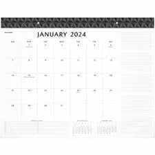 At-A-Glance Elevation Monthly Desk Pad Calendar - Rectangular - 17’’ Length - Paper - Multi