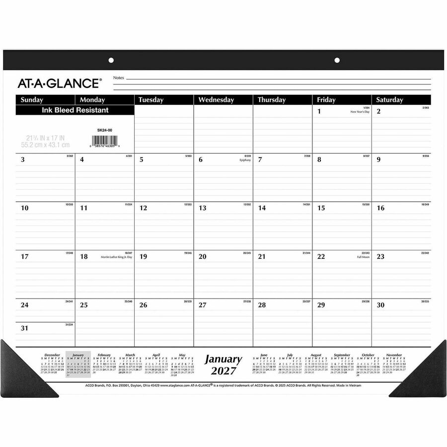 At-A-Glance Monthly Desk Pad Calendar - Alternate-Image6