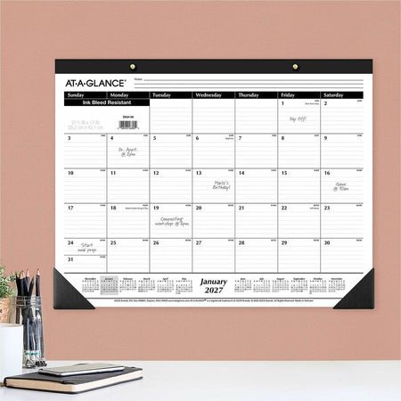 At-A-Glance Monthly Desk Pad Calendar - Alternate-Image3
