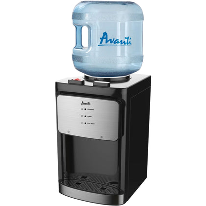 Avanti Countertop Water Dispenser: 5 gal Capacity Compact Design in Black - Dispensers & Filters