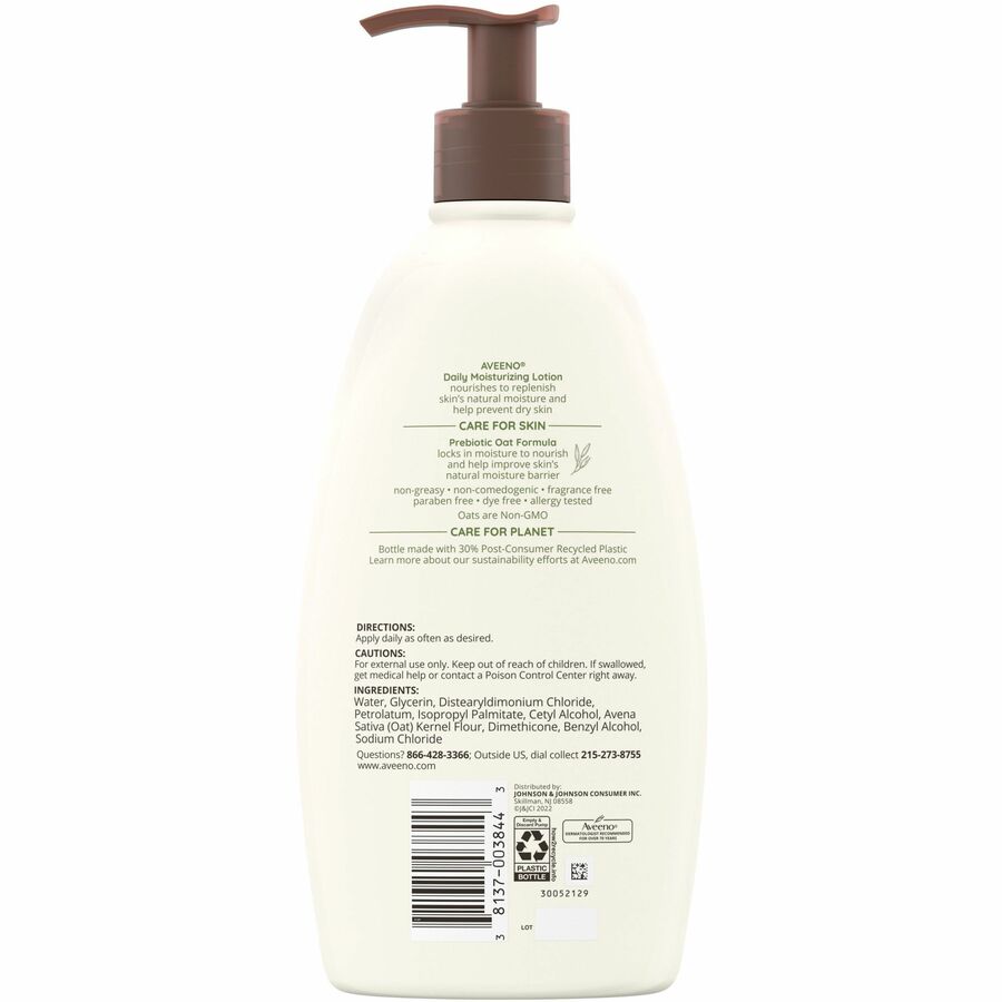 Aveeno&reg; Daily Moisturizing Body Lotion - Rear