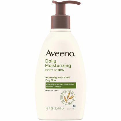 Aveeno® Daily Moisturizing Lotion: 12 fl oz for Dry Sensitive Skin - Skin/Body Lotions