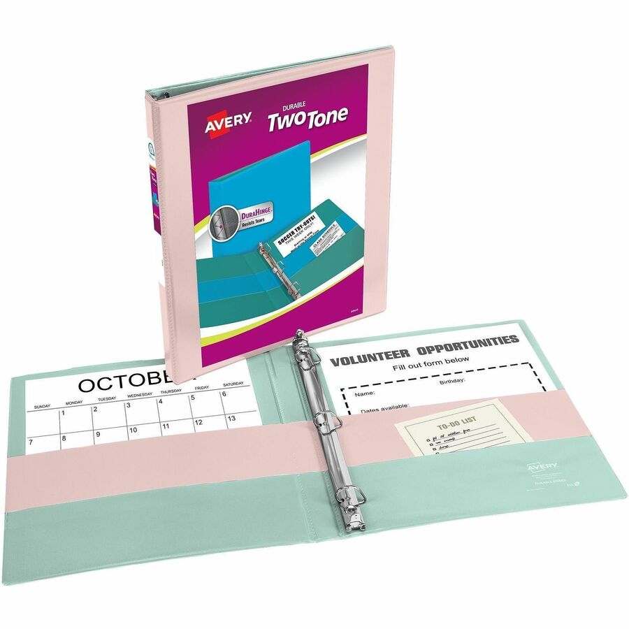 Avery 1/2" Two-Tone View 3-Ring Binder With Pockets - Alternate-Image5