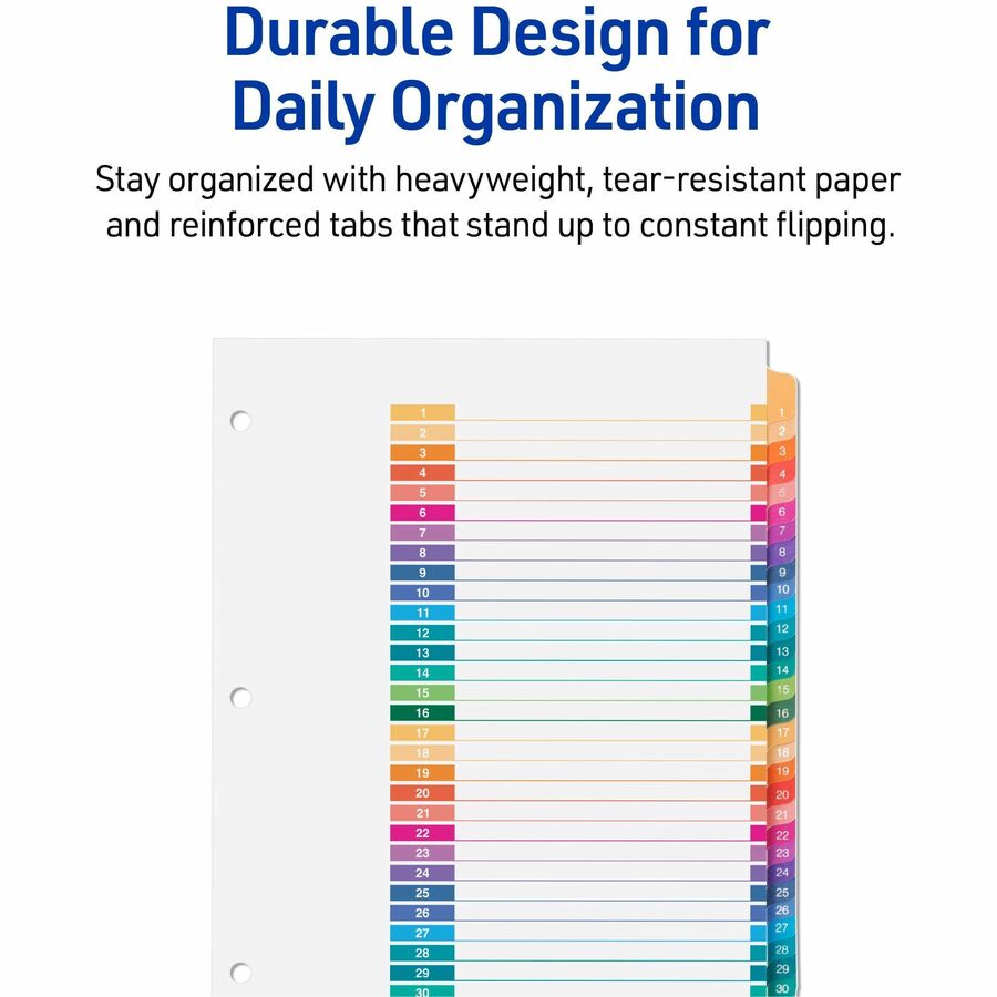 Avery 1-31 Dividers, 31 Tabs, Ready Index (6 Sets of 11831) - Alternate-Image4