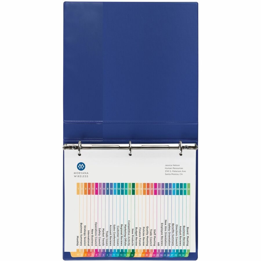 Avery 1-31 Dividers, 31 Tabs, Ready Index (6 Sets of 11831) - Alternate-Image7
