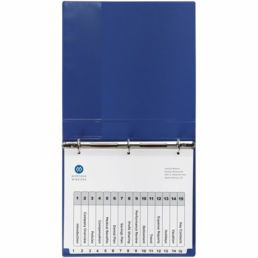 Avery Dividers, 15 Tabs, Ready Index (6 Sets of 11825) - Alternate-Image7
