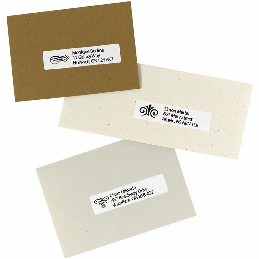 Avery® White Rectangle Labels with Sure Feed Technology - Alternate-Image5