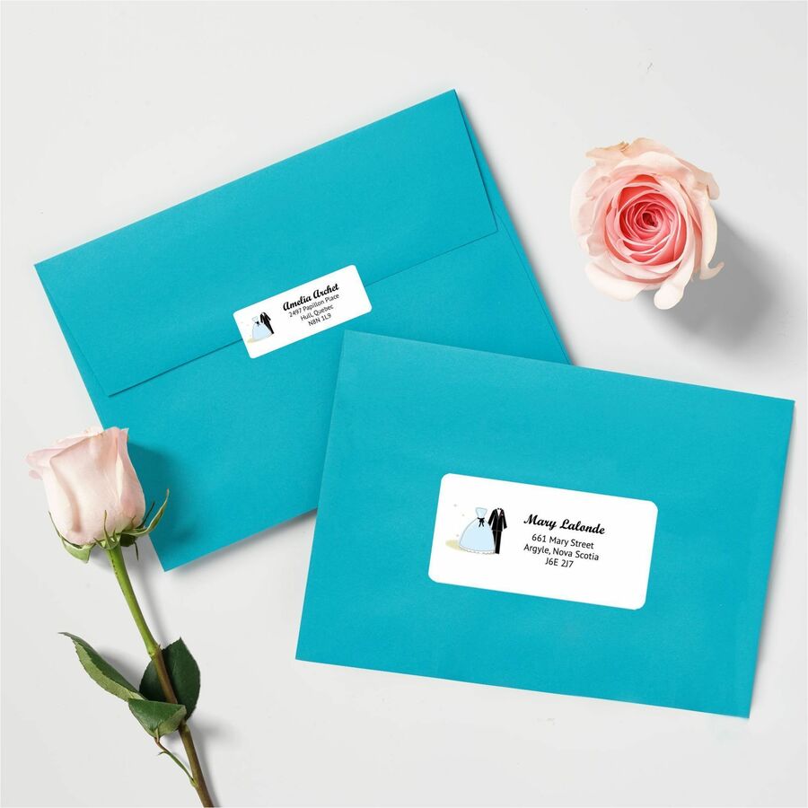 Avery® White Rectangle Labels with Easy Peel - Alternate-Image2
