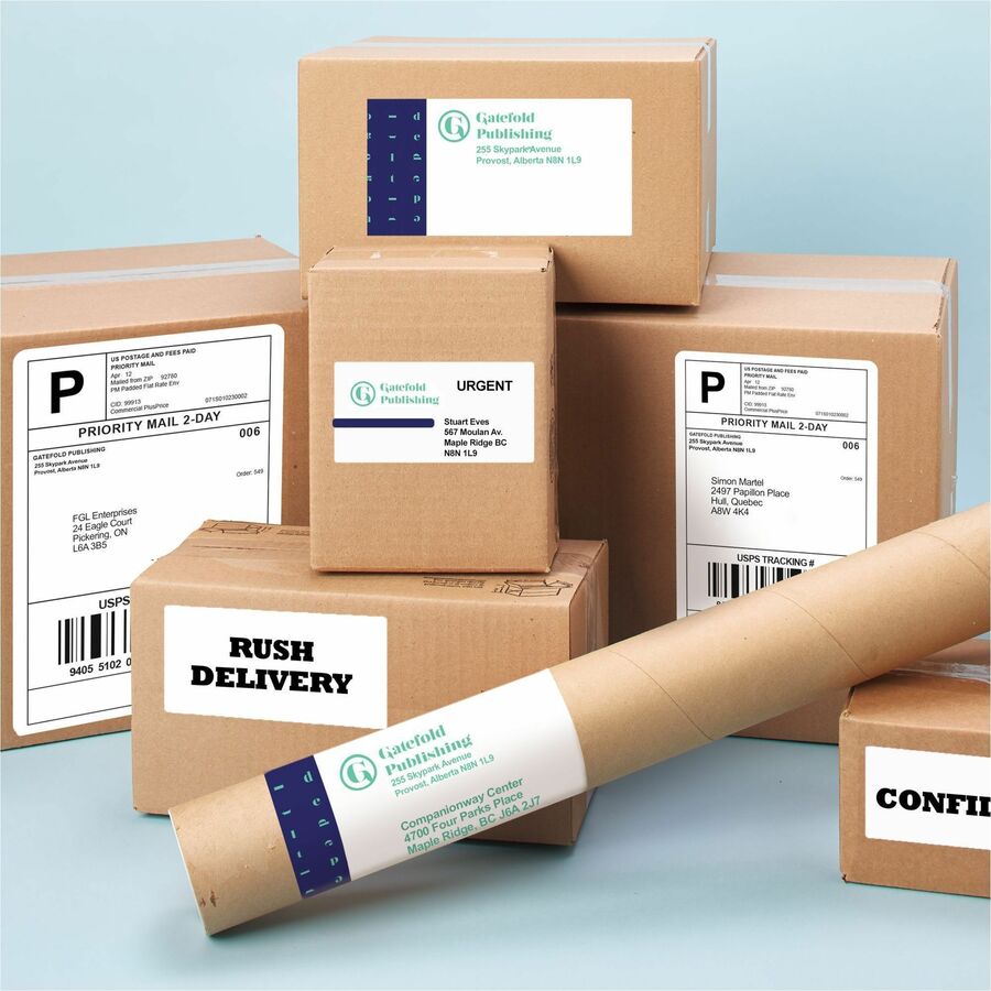 Avery® White Rectangle Labels - Alternate-Image6