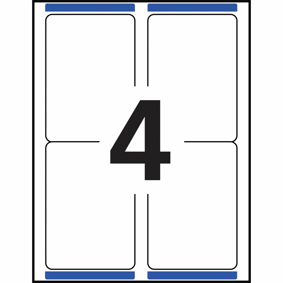 Avery® White Rectangle Labels with Sure Feed Technology - Alternate-Image8