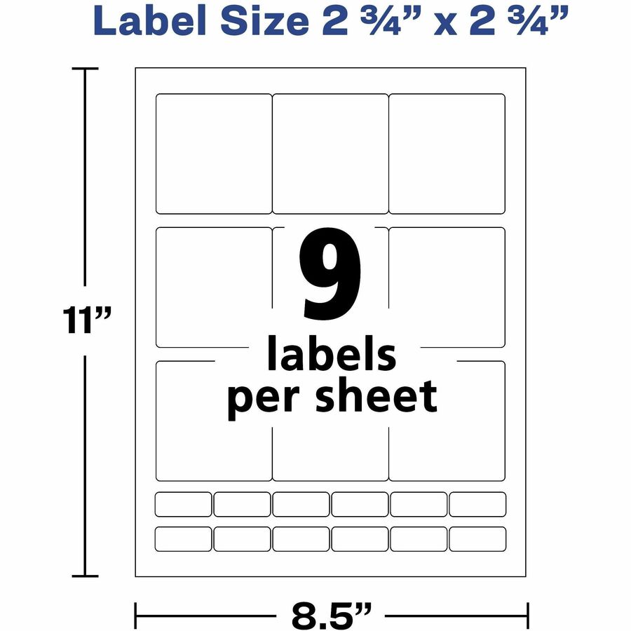 Avery 5196 - Media Labels