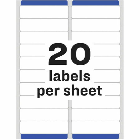 Avery&reg; White Rectangle Labels with Sure Feed Technology - Alternate-Image3