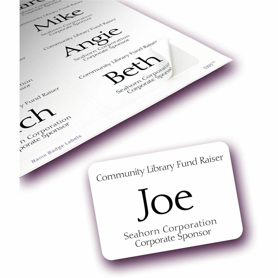 Avery® Flexible Name Badges - Alternate-Image1