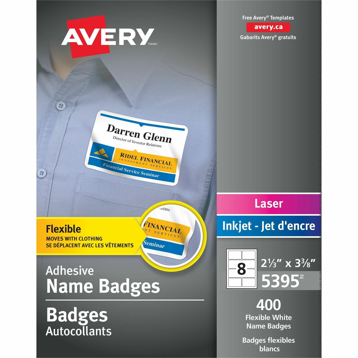 Avery® Flexible Name Badges - 2000