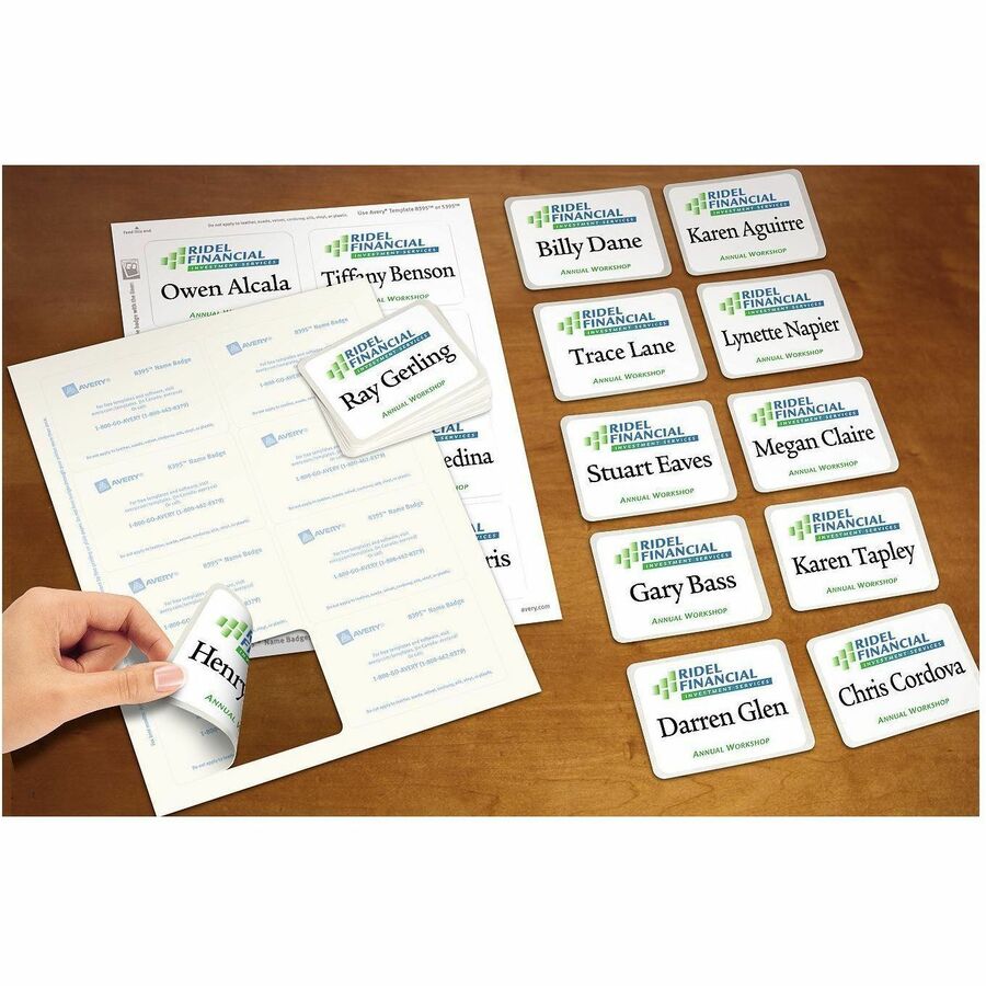 Avery® Flexible Name Badges - Alternate-Image4