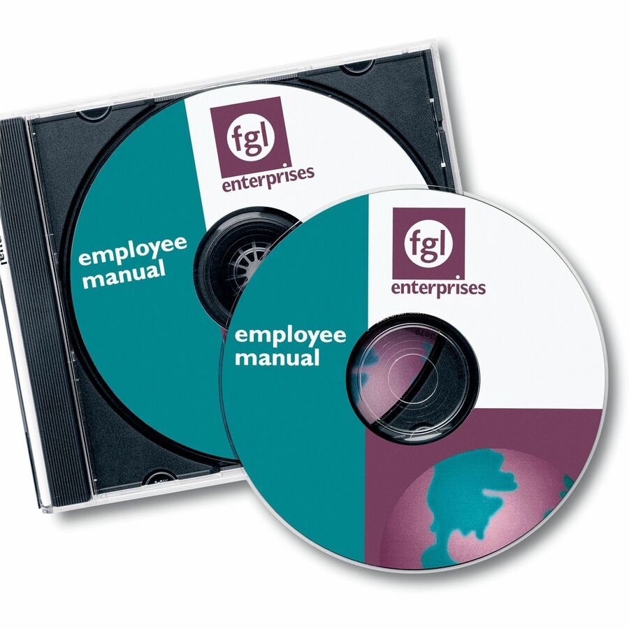 Avery® Color Laser White Matte CD/DVD Labels - Alternate-Image1