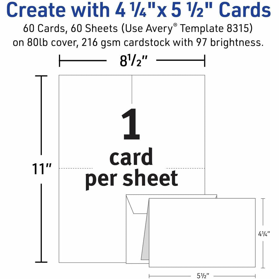 Avery 8315 - Note Cards