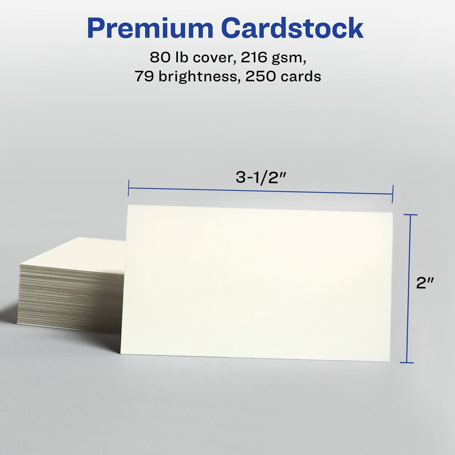 Avery® Sure Feed® Ivory Business Cards - Alternate-Image5