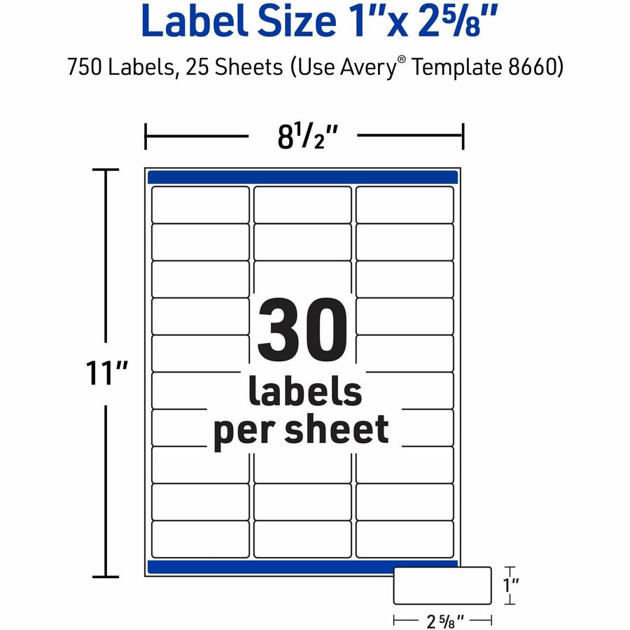 Avery® Easy Peel Inkjet Printer Mailing Labels - Alternate-Image4