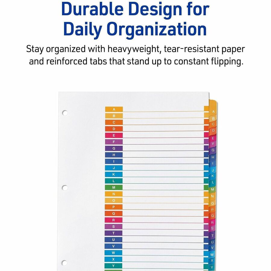 Avery A-Z Dividers, 26 Tabs, Ready Index (6 Sets of 11832) - Alternate-Image4
