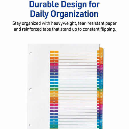 Avery A-Z Dividers, 26 Tabs, Ready Index (6 Sets of 11832) - Alternate-Image4