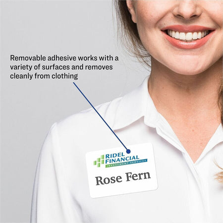 Avery® Adhesive Name Badges - Alternate-Image1