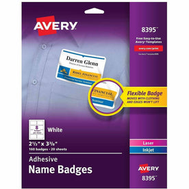 Avery® Adhesive Name Badges - 2000