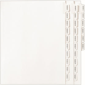 Avery® Allstate Style EXHIBIT Tab Legal Dividers - 2000