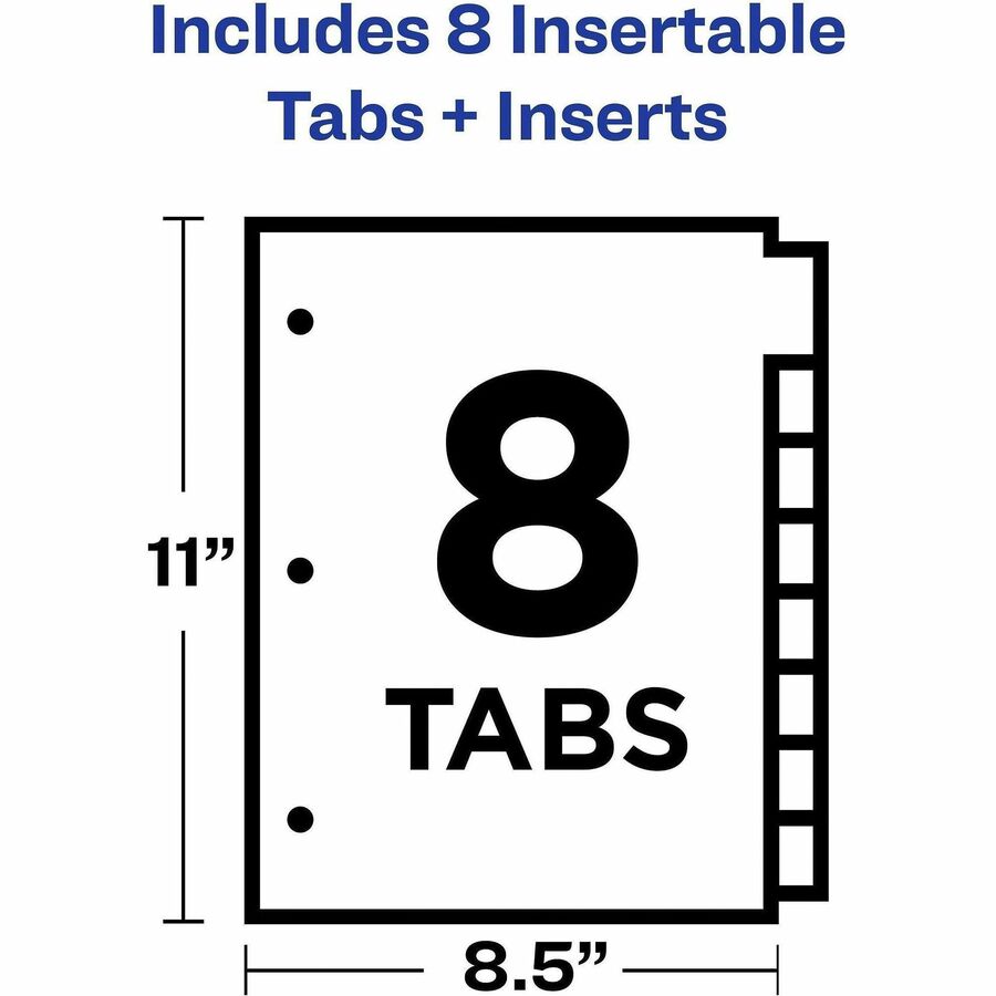 Avery® Big Tab Insertable Dividers - Reinforced Gold Edge - Alternate-Image7