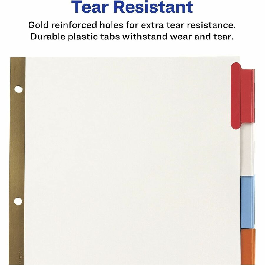 Avery® Big Tab Insertable Dividers - Reinforced Gold Edge - Alternate-Image10