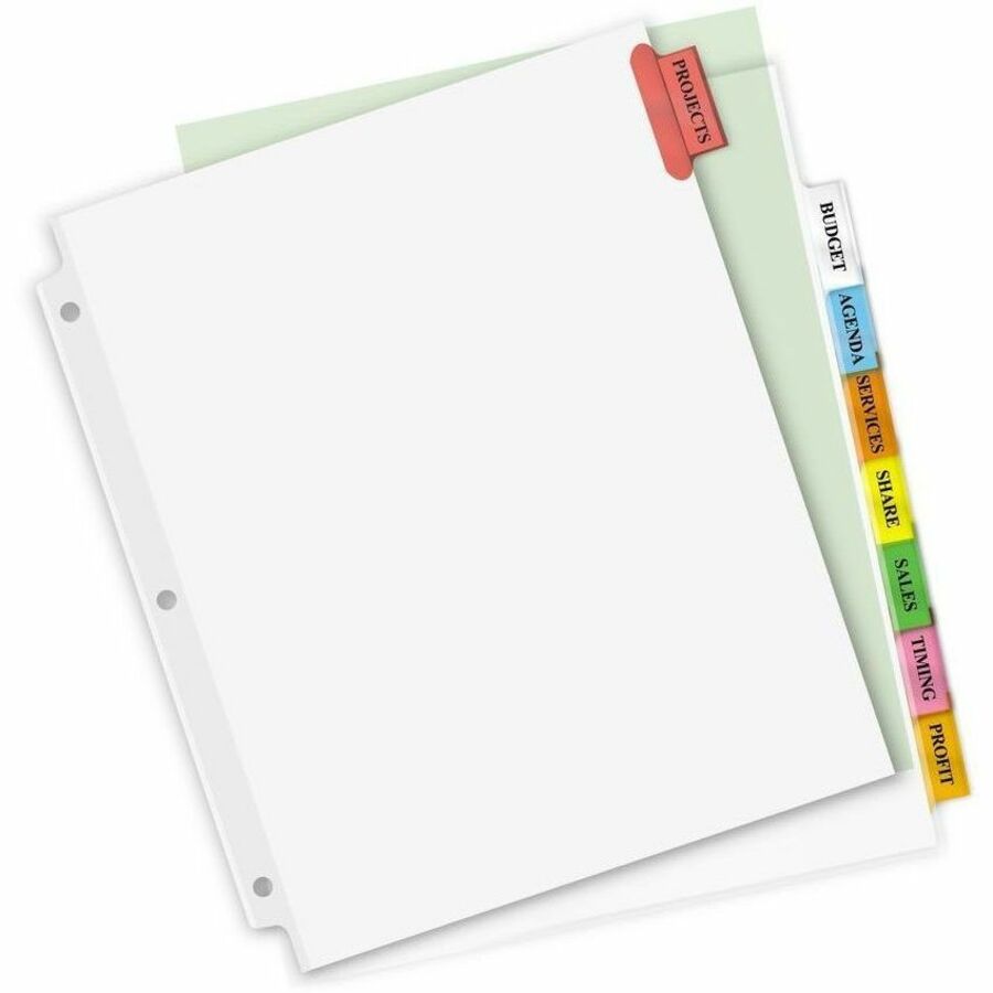Avery Big Tab Insertable Extra Wide Dividers - Alternate-Image1