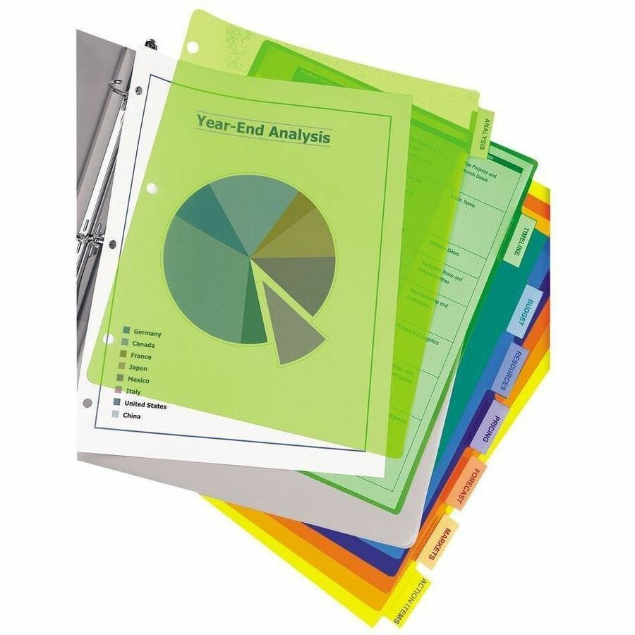 Avery Big Tab Insertable Plastic Dividers - Alternate-Image3