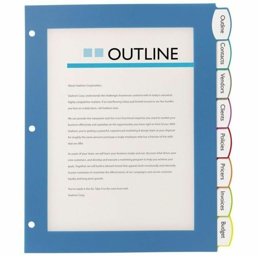 Avery Big Tab UltraLast Plastic Dividers - Alternate-Image1