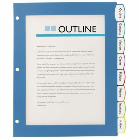 Avery Big Tab UltraLast Plastic Dividers - Alternate-Image1