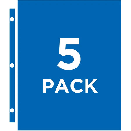 Avery CD Pages: 4 x CD/DVD Capacity Top Loading Clear - 5/Pack - Binder Refill Pages