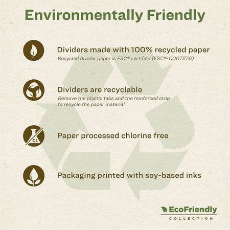 Avery coFriendly Recycled A-Z Dividers, 26 Tabs (11085) - Alternate-Image3